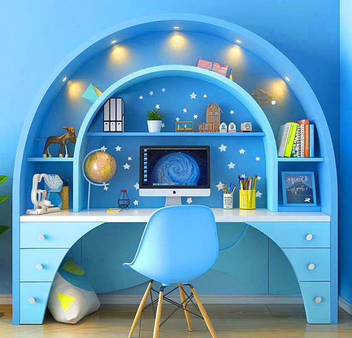 Mẫu bàn học sinh cấp 1 bé trai